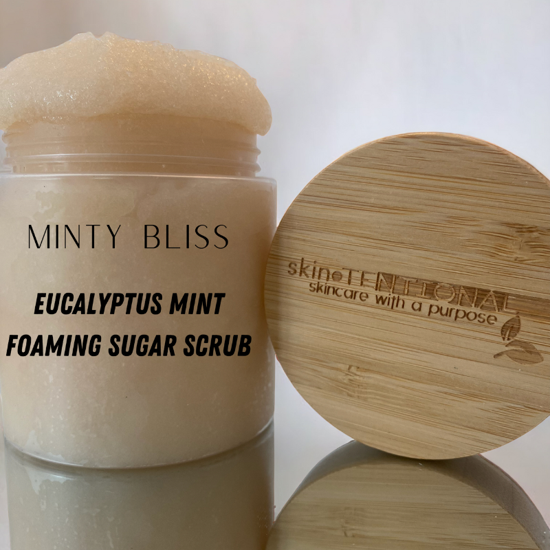 Minty Bliss Eucalyptus Mint Foaming Sugar Scrub